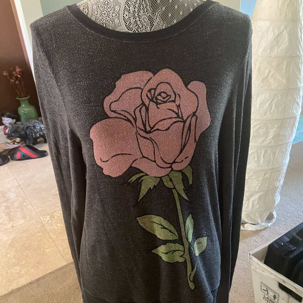 Wildfox Women's Crew Neck Lightweight Sweatshirt